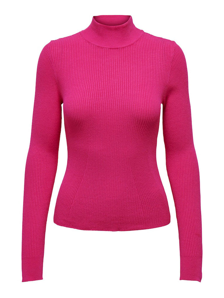 ONLY Only Julie pullover da donna fuxia collo alto