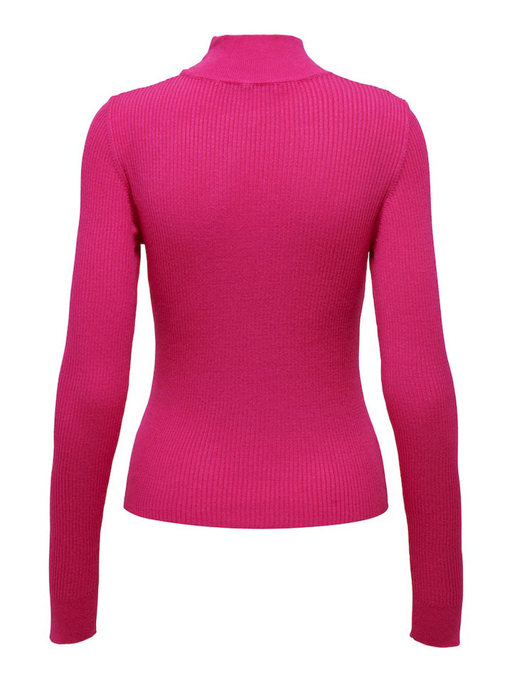 ONLY Only Julie pullover da donna fuxia collo alto