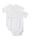 PETIT BATEAU Petit Bateau body incrociato bianco