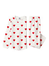 PETIT BATEAU Petit Bateau pigiama bambina cuori