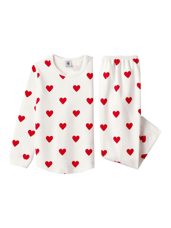 PETIT BATEAU Petit Bateau pigiama bambina cuori