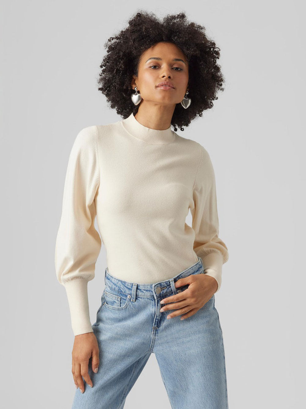 VERO MODA Vero Moda vmholly pullover beige