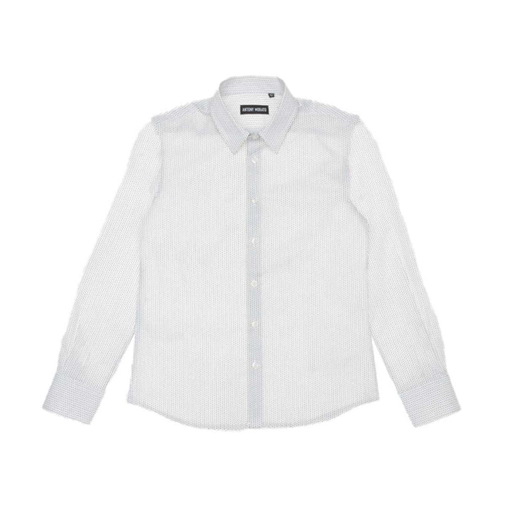 Camicia bambino microfantasia regular fit - Kalè Store