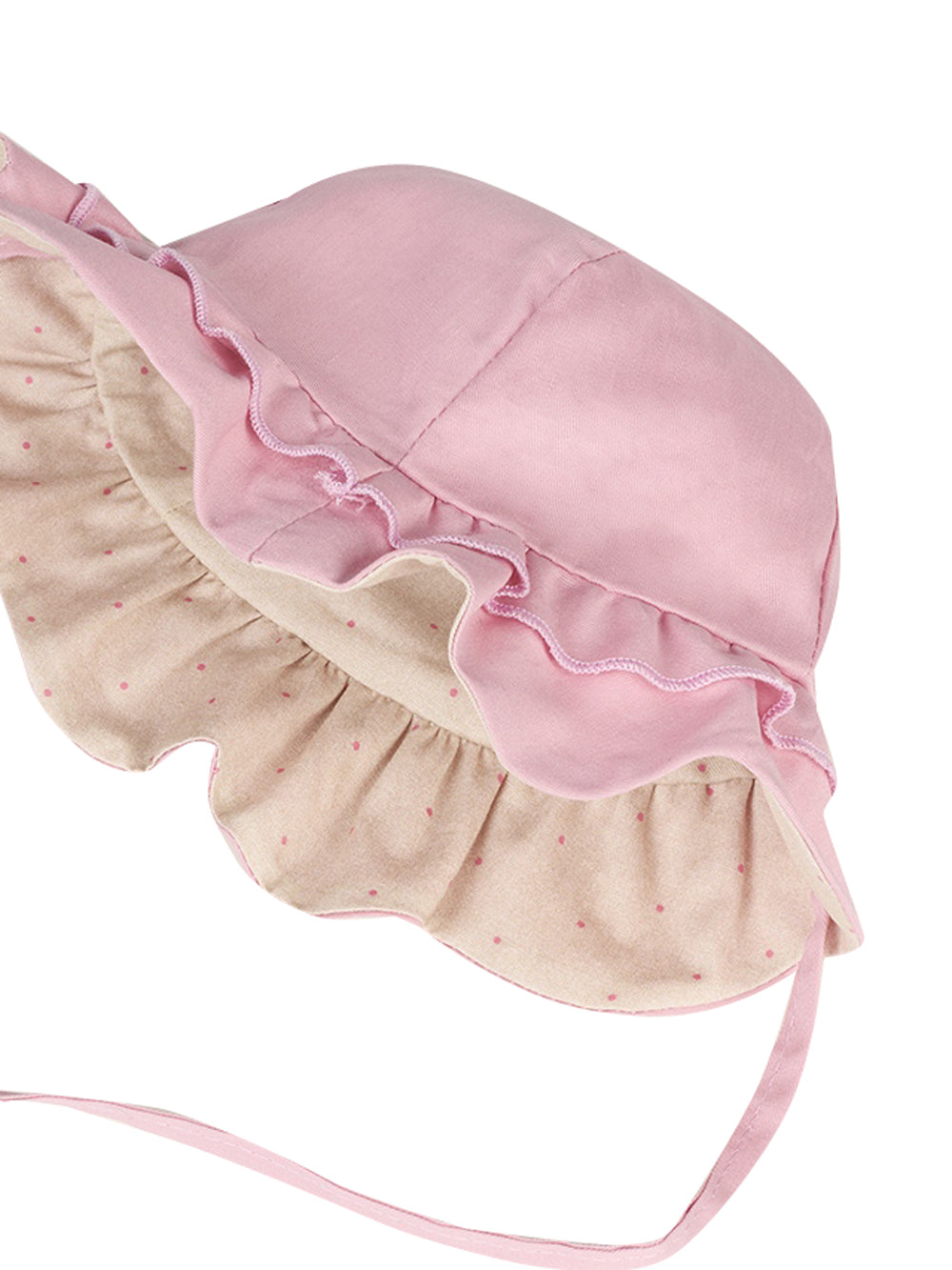 MAYORAL NEWBORN Cappello reversibile neonata rosa