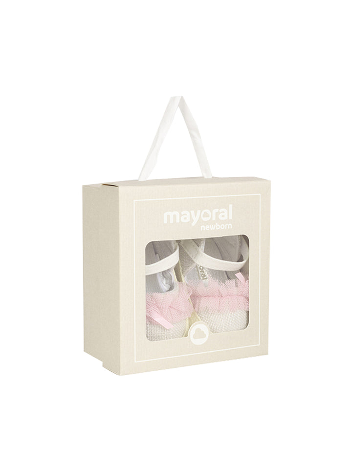 MAYORAL NEWBORN Espadrillas da colla neonata