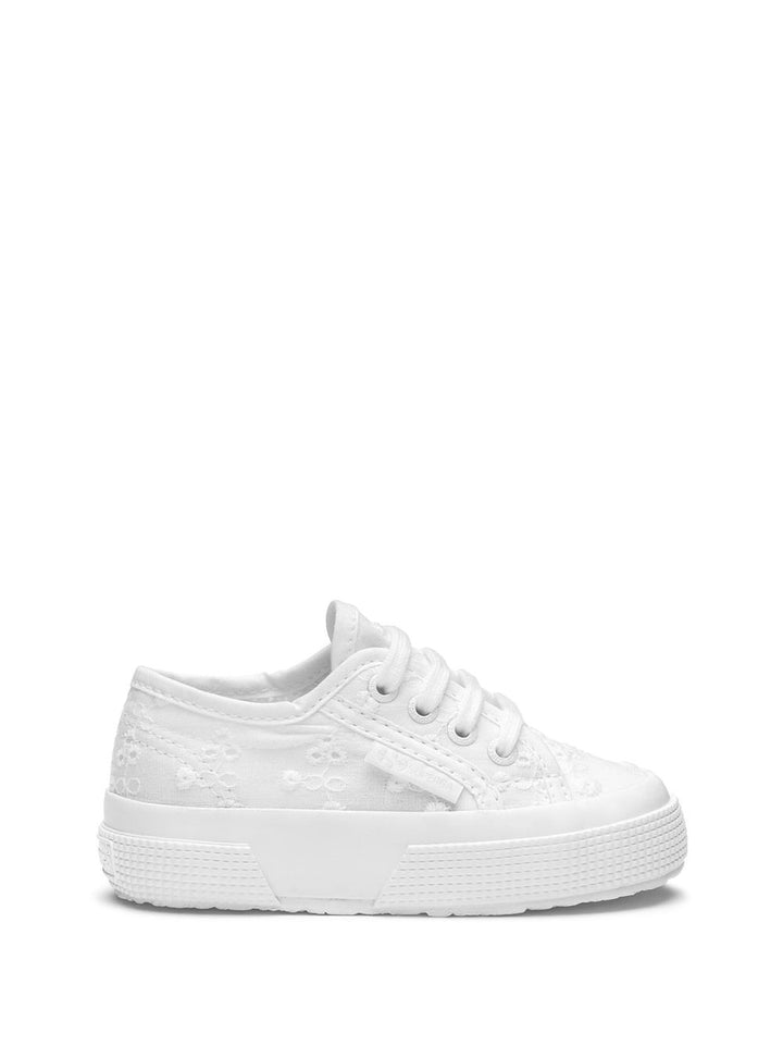 SUPERGA 2750 sneakers bambina sangallo bianco