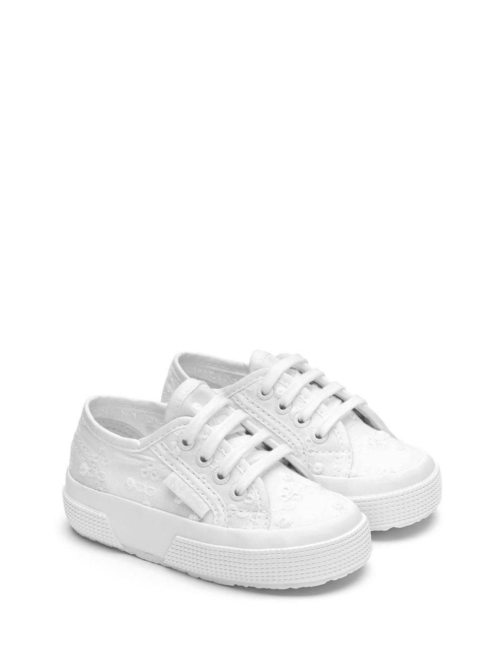 SUPERGA 2750 sneakers bambina sangallo bianco