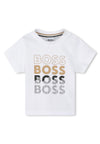 BOSS T-shirt BOSS da BAMBINO - bianco