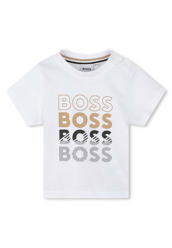 BOSS T-shirt BOSS da BAMBINO - bianco