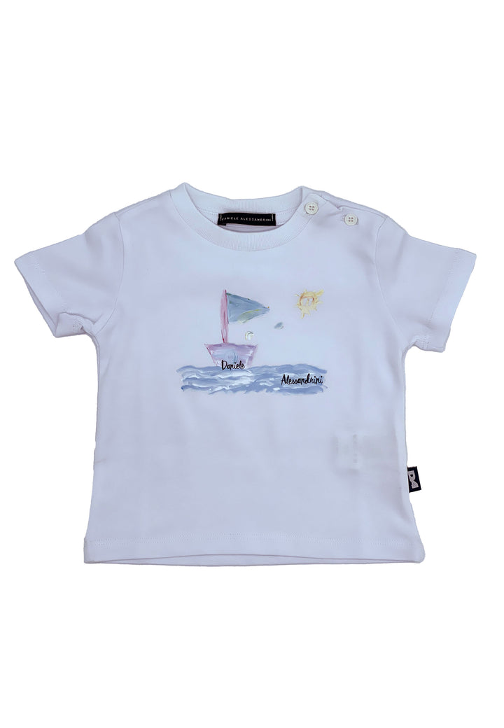 DANIELE ALESSANDRINI T-shirt DANIELE ALESSANDRINI da BAMBINO - bianco