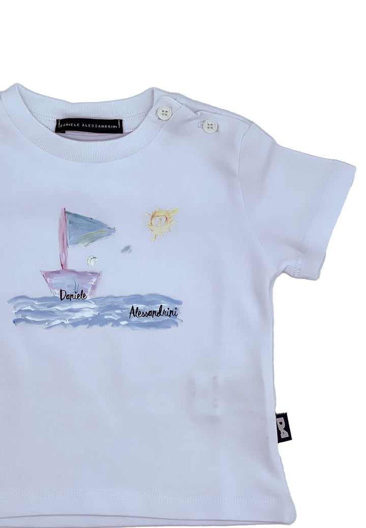 DANIELE ALESSANDRINI T-shirt DANIELE ALESSANDRINI da BAMBINO - bianco