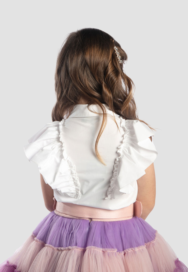 FUN & FUN Camicia FUN & FUN da BAMBINA - bianco