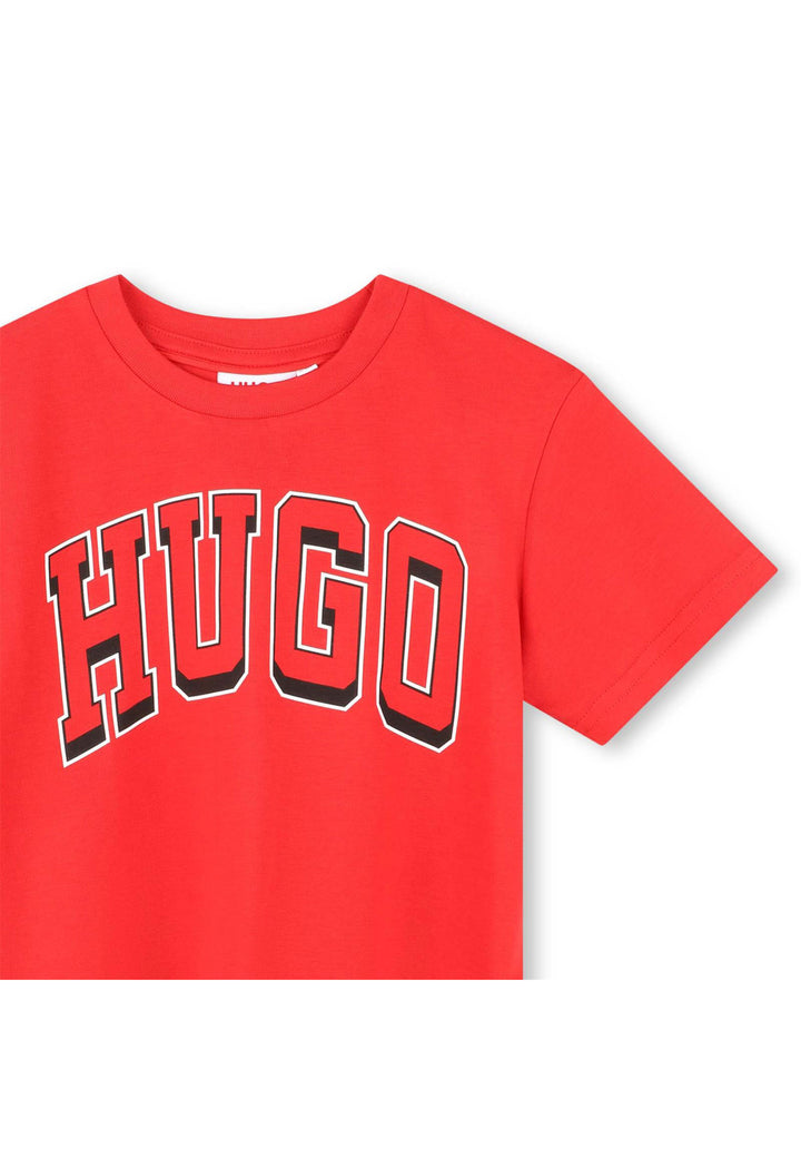 HUGO T-shirt HUGO da BAMBINO - rosso