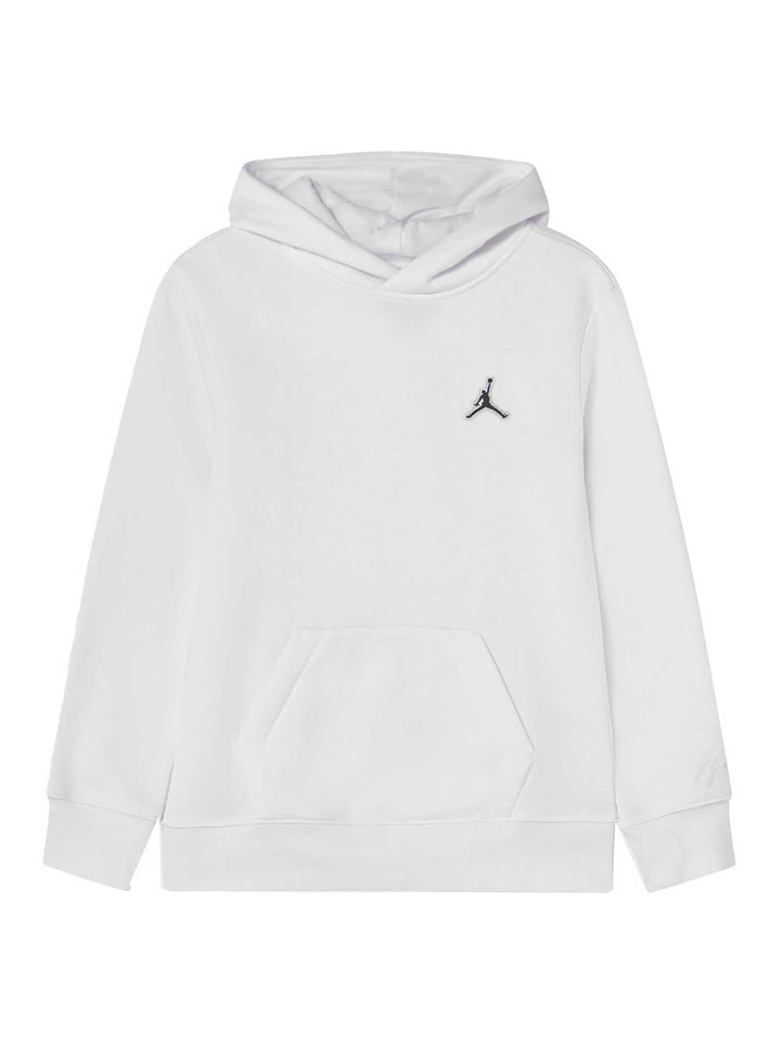 JORDAN Felpa bambino con cappuccio essencial bianco