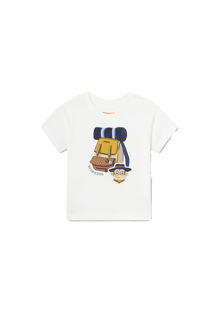 T-shirt MAYORAL da BAMBINO - Panna