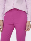 ONLY Peach pantalone tailleur a zampa fucsia