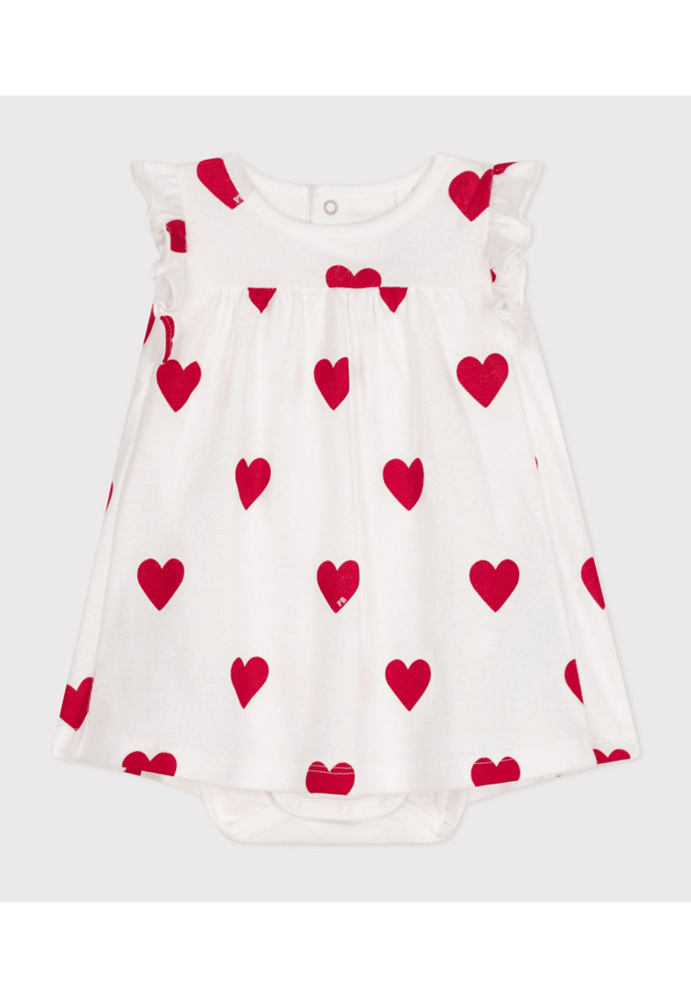 PETIT BATEAU Abito PETIT BATEAU da NEONATA - bianco