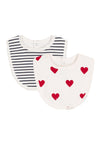 PETIT BATEAU Bavaglino PETIT BATEAU da NEONATI - bianco