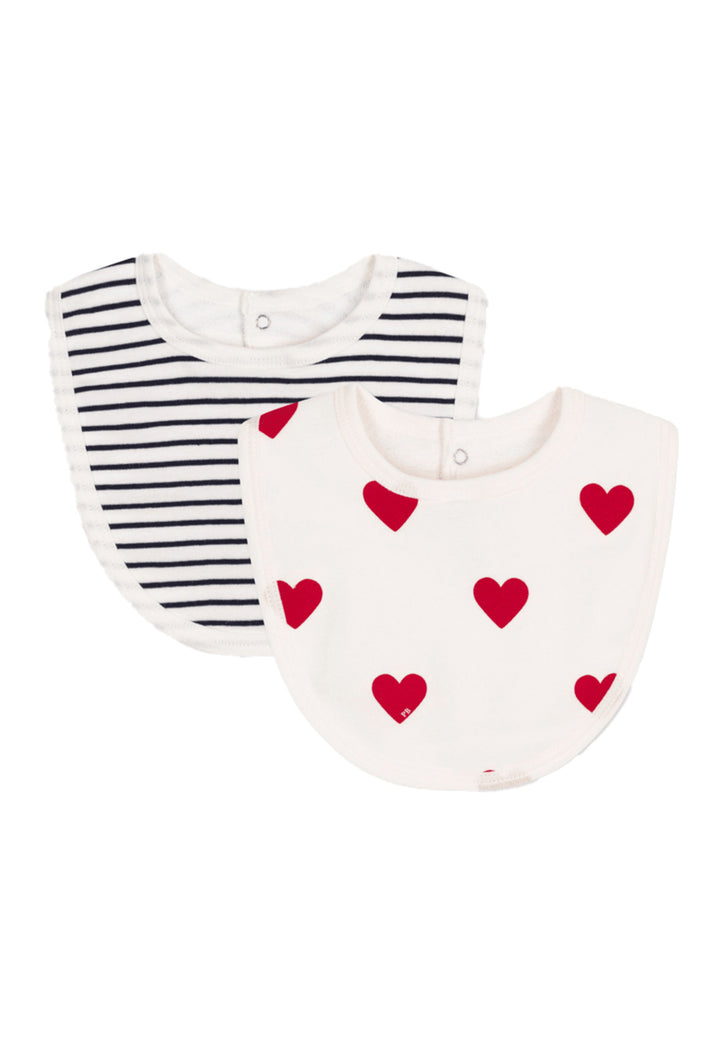 PETIT BATEAU Bavaglino PETIT BATEAU da NEONATI - bianco