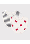 PETIT BATEAU Bavaglino PETIT BATEAU da NEONATI - bianco