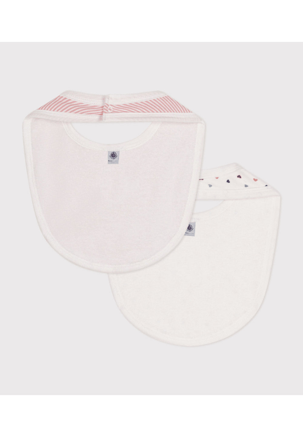 PETIT BATEAU Bavaglino PETIT BATEAU da NEONATA - rosa