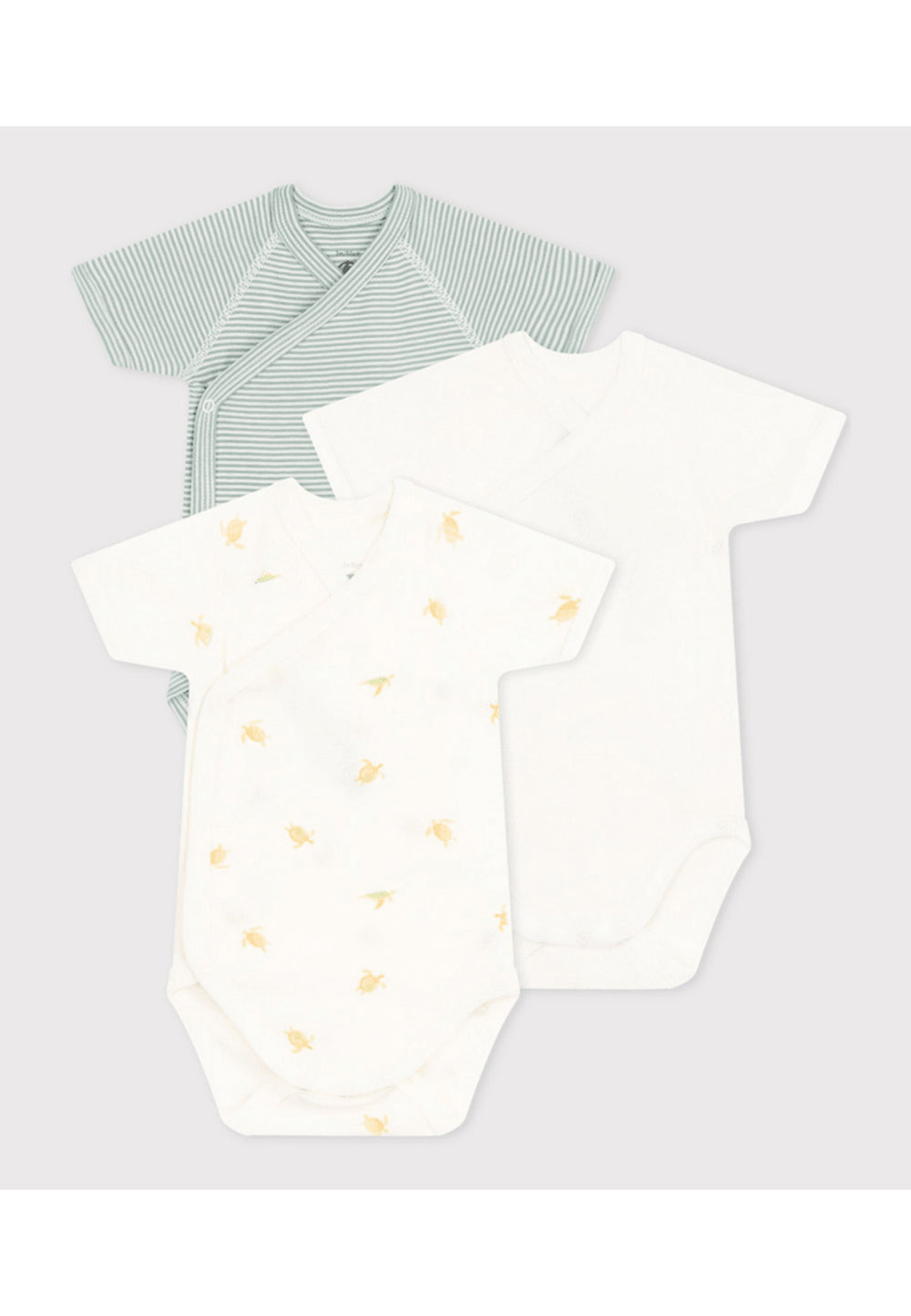 PETIT BATEAU Body PETIT BATEAU da NEONATO - bianco