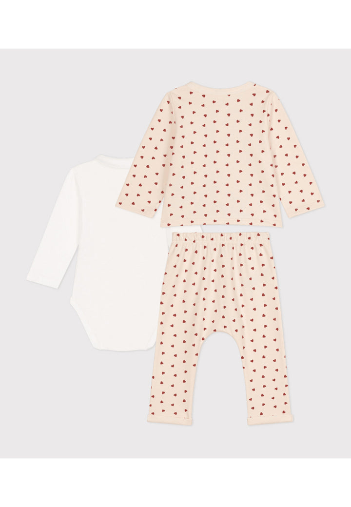 PETIT BATEAU Completo PETIT BATEAU da NEONATI - rosa